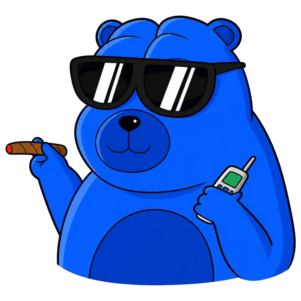 Blue Meme mascot